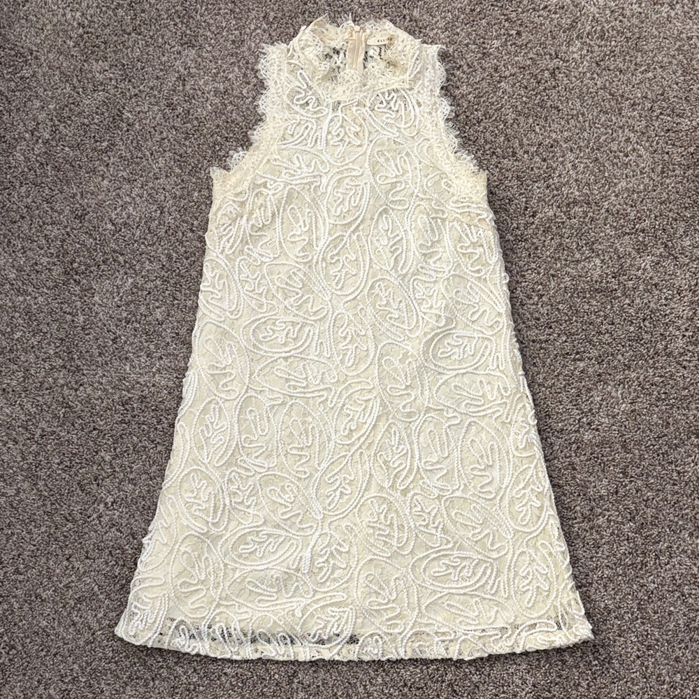 Ellison Cream Lace Mini Dress